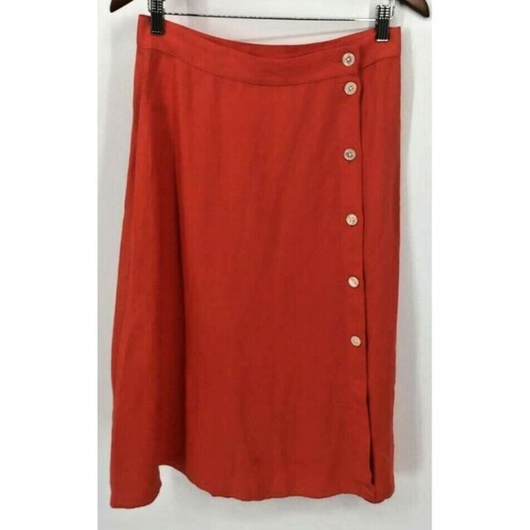 Ann Taylor Loft Midi Skirt Size 6 A-Line New - Picture 1 of 6